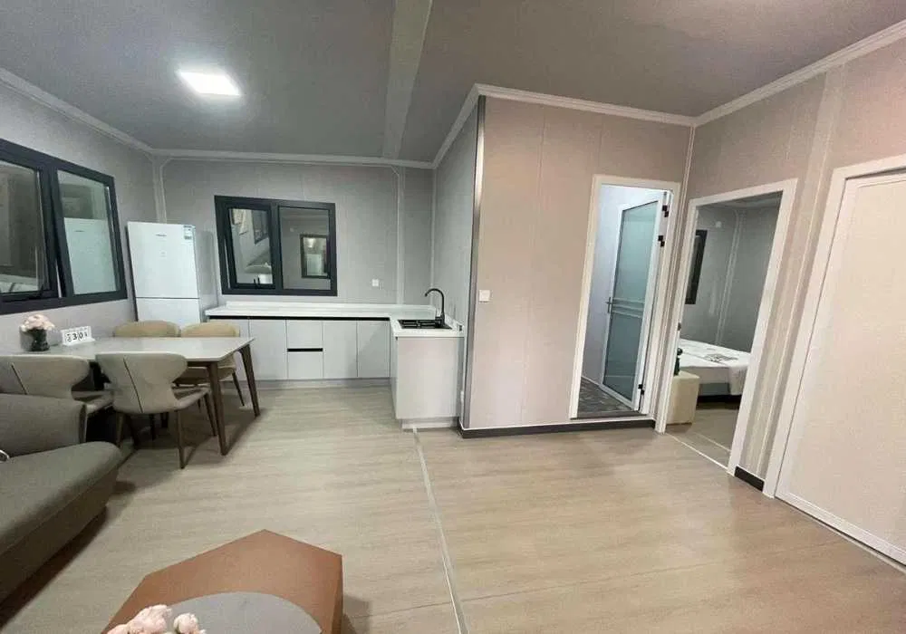 Domek modułowy z tarasem 46m2